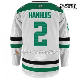 Dallas Stars Hockeydrakt DAN HAMHUIS 2 Hvit Adidas Authentic - Barn